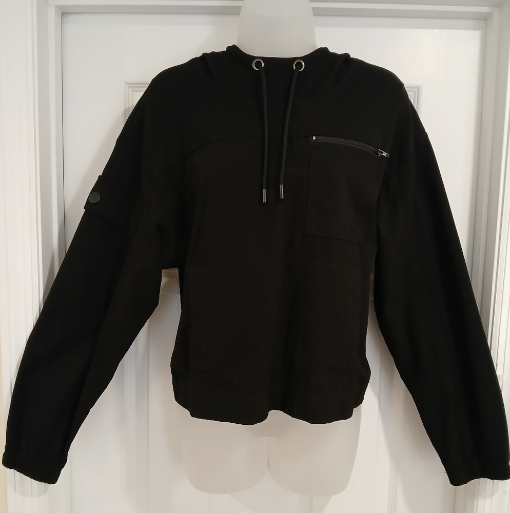 CAbi Black Quantum Pullover hoodie